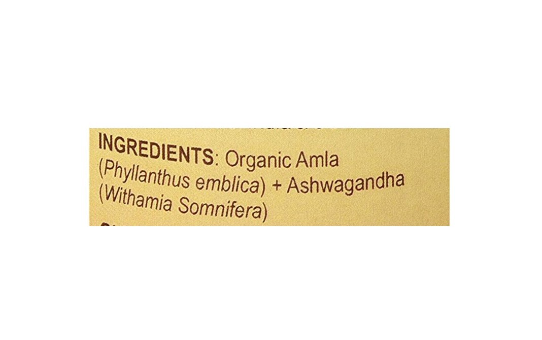 Aum Fresh Organic Amla & Ashwagandha Powder   Tin  200 grams